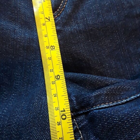 Chico's Platinum Denim Dark Wash Jeans Size 16 - Picture 7 of 12